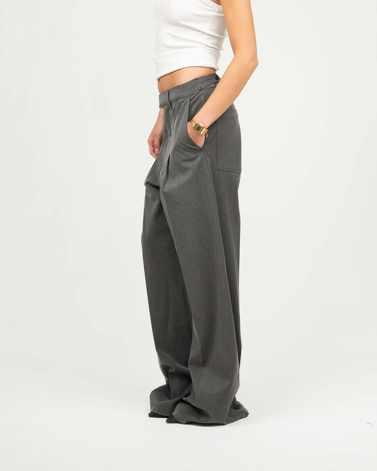 Baggy Suitpants Gray